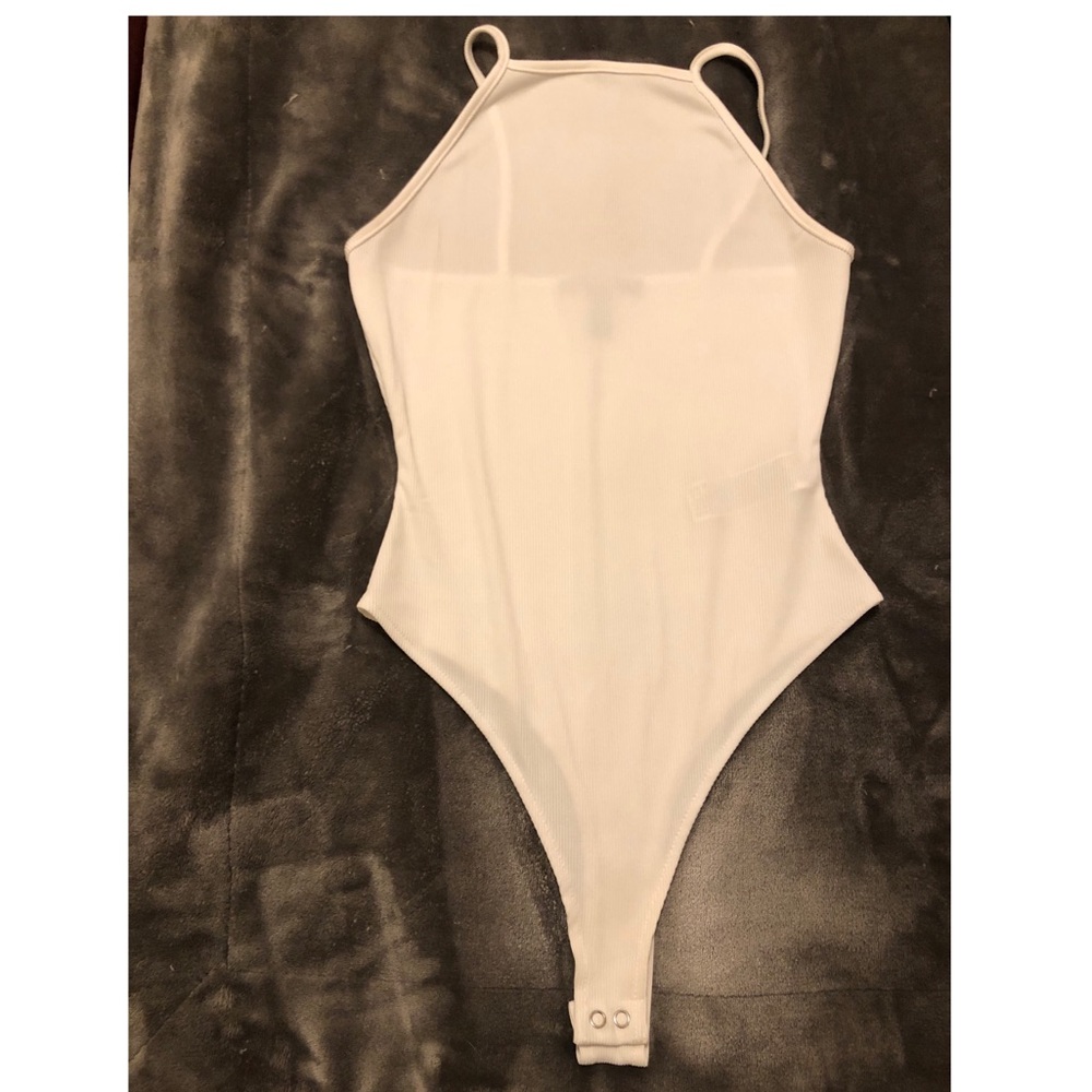 White Halter Tank
